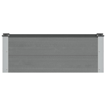 Letto rialzato da giardino Grigio 100 x 30 36 cm | homemem39