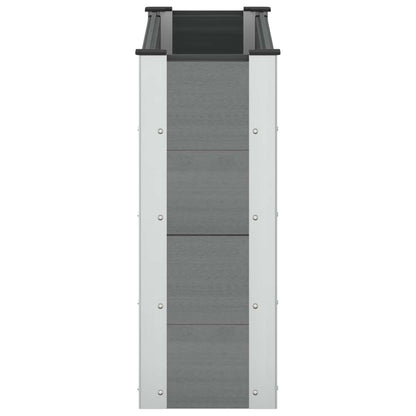 Letto rialzato da giardino Grigio 100 x 30 x 72 cm | homemem39