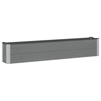 Letto rialzato da giardino Grigio 200 x 30 x 36 cm | homemem39