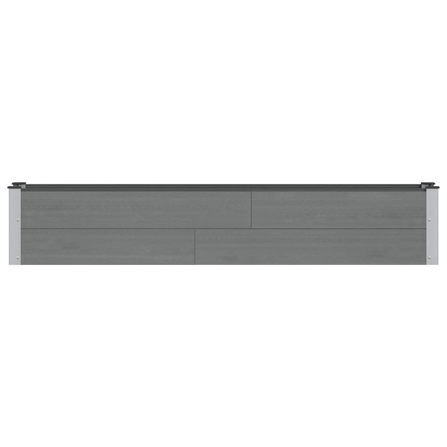 Letto rialzato da giardino Grigio 200 x 30 x 36 cm | homemem39