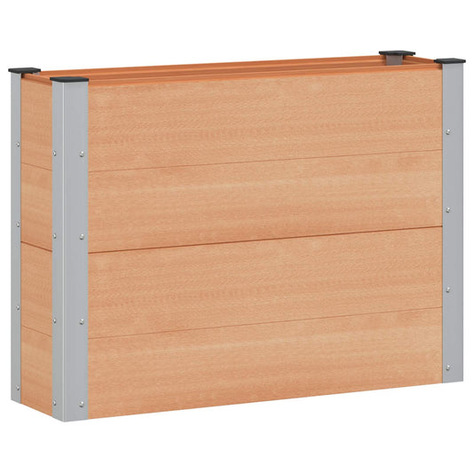Letto rialzato da giardino Marrone 100 x 30 x 72 cm | homemem39