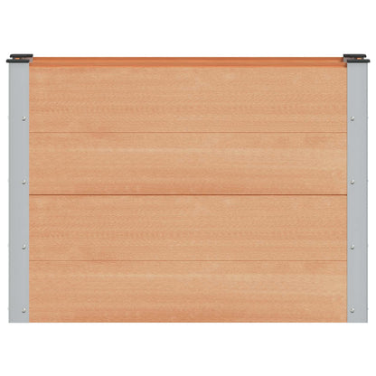 Letto rialzato da giardino Marrone 100 x 30 x 72 cm | homemem39