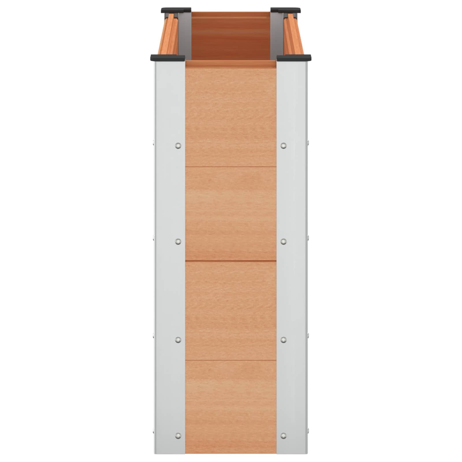 Letto rialzato da giardino Marrone 100 x 30 x 72 cm | homemem39