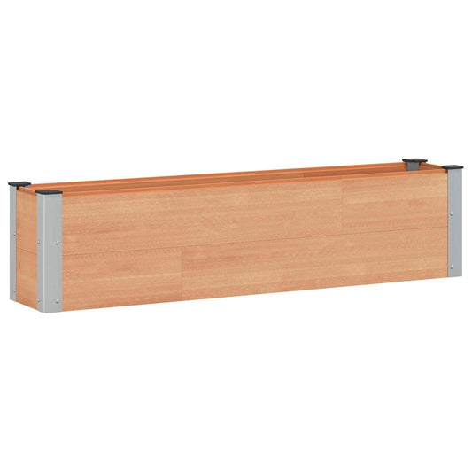 Letto rialzato da giardino Marrone 150 x 30 x 36 cm | homemem39
