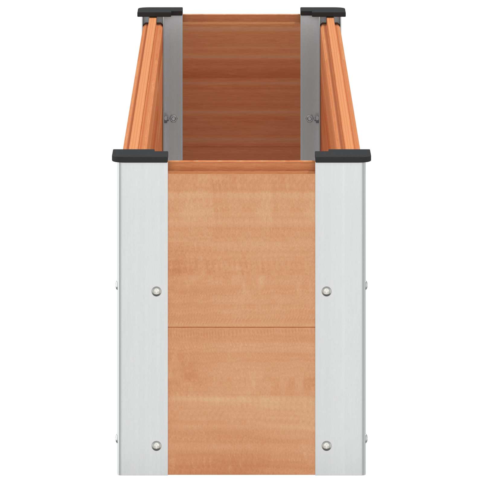 Letto rialzato da giardino Marrone 150 x 30 x 36 cm | homemem39