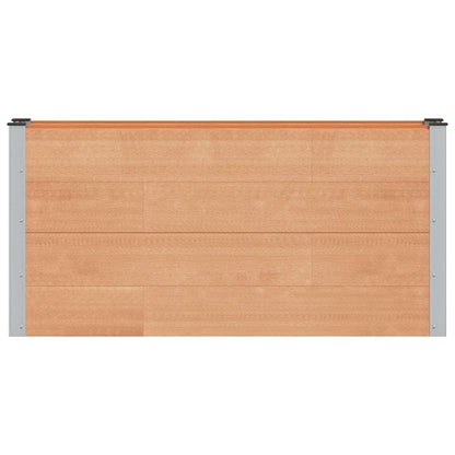 Letto rialzato da giardino Marrone 150 x 30 x 72 cm | homemem39