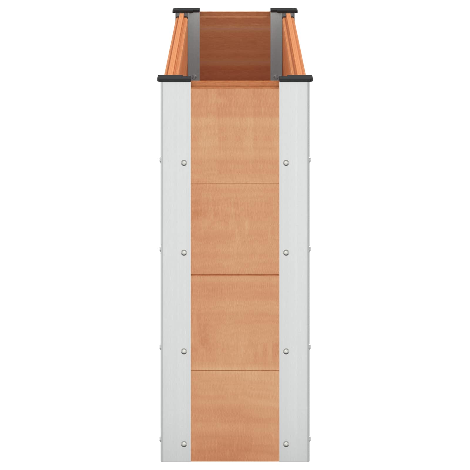 Letto rialzato da giardino Marrone 150 x 30 x 72 cm | homemem39