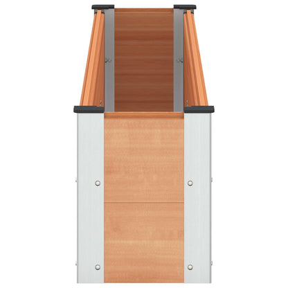 Letto rialzato da giardino Marrone 200 x 30 x 36 cm | homemem39