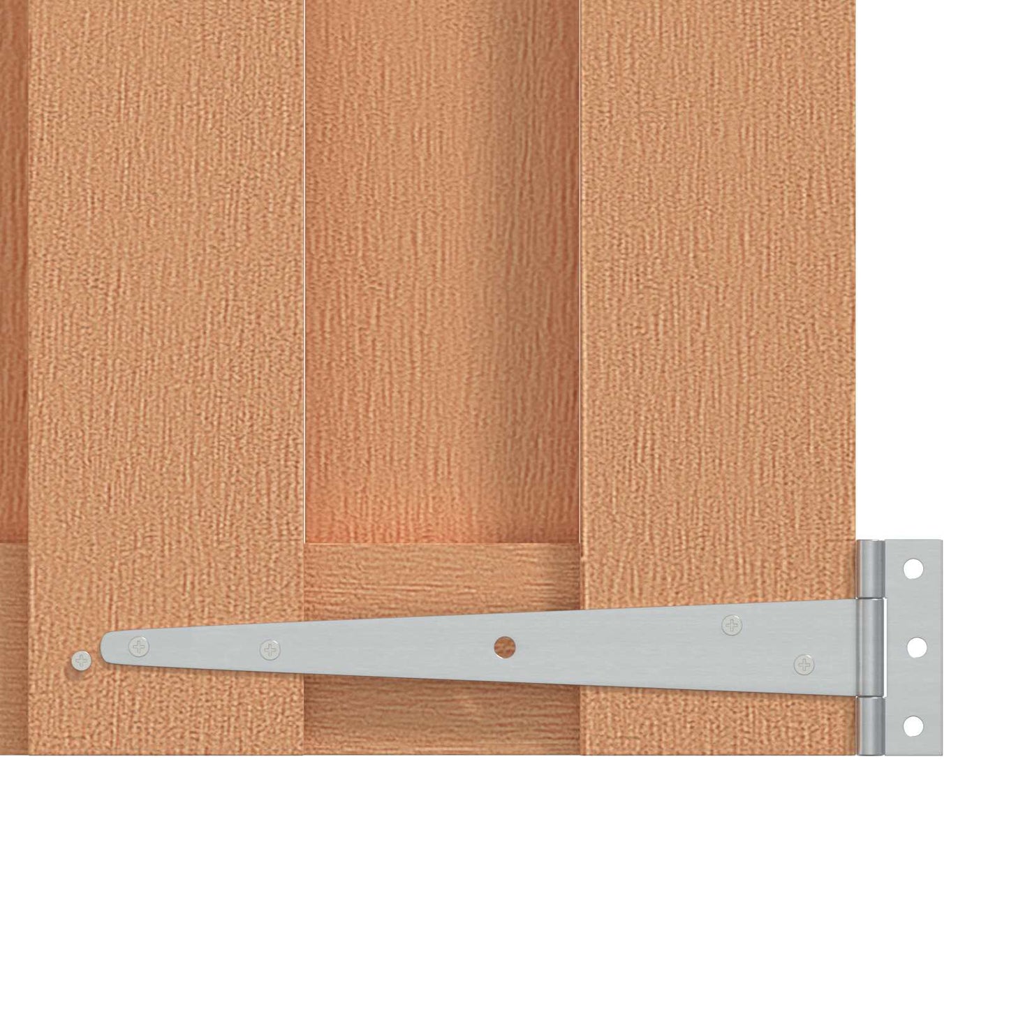 Cancello da giardino 100 x 100 cm WPC e Alluminio Marrone | homemem39
