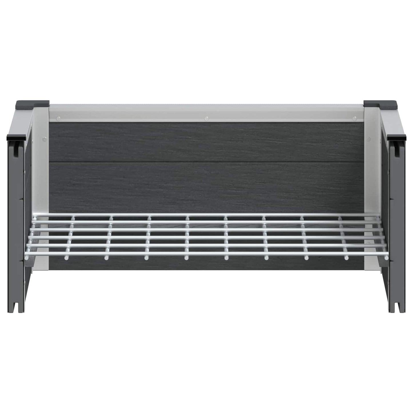 Letto rialzato da giardino Grigio 50 x 30 x 22 cm | homemem39