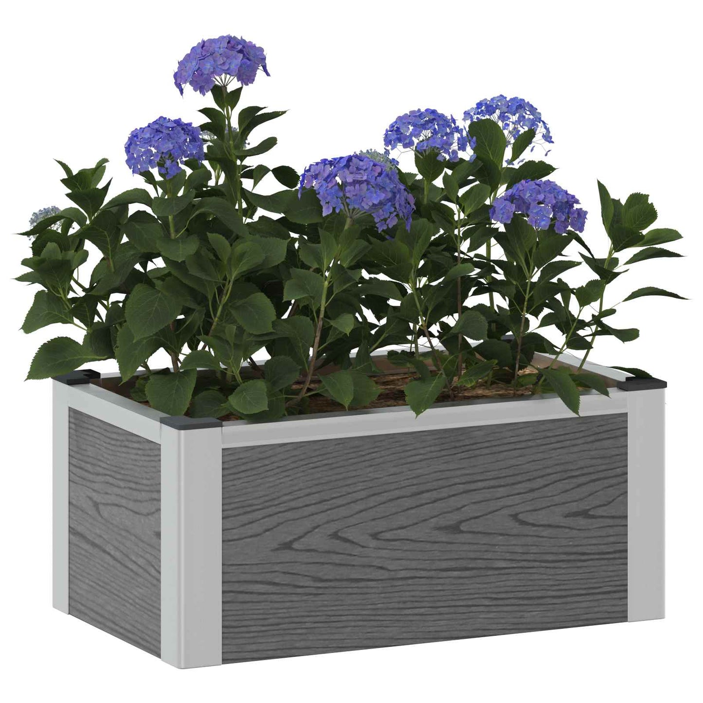 Letto rialzato da giardino Grigio 50 x 30 x 22 cm | homemem39