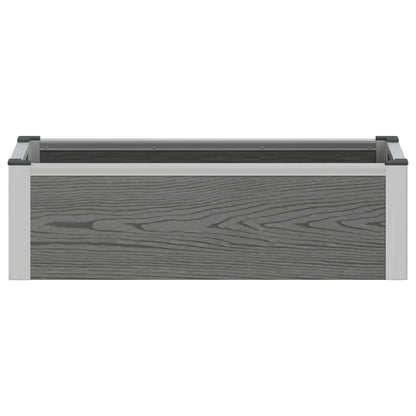 Letto rialzato da giardino Grigio 75 x 30 x 22 cm | homemem39