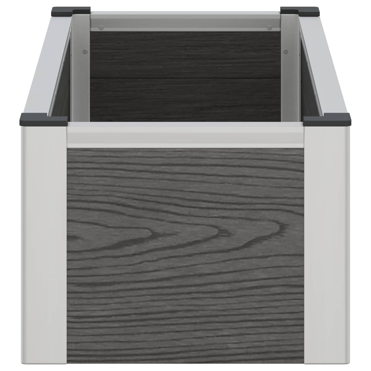 Letto rialzato da giardino Grigio 75 x 30 x 22 cm | homemem39