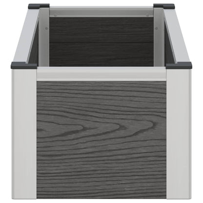 Letto rialzato da giardino Grigio 75 x 30 x 22 cm | homemem39