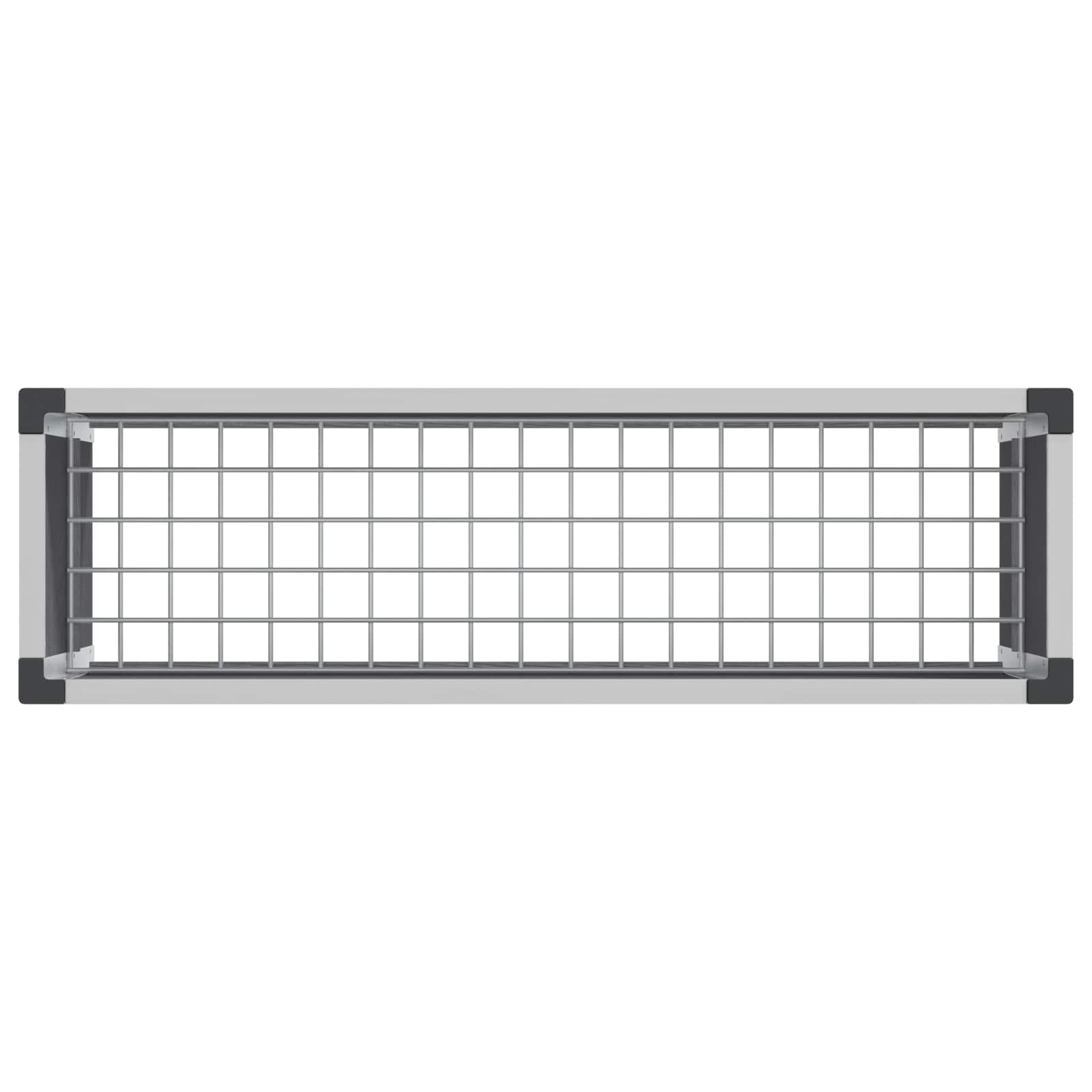 Letto rialzato da giardino Grigio 100 x 30 x 22 cm | homemem39
