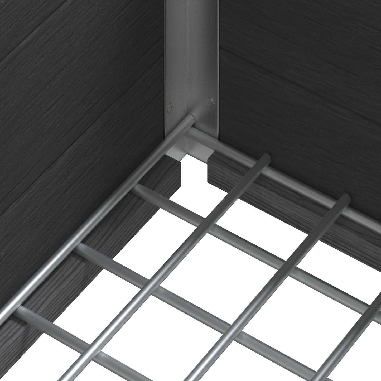 Letto rialzato da giardino Grigio 50 x 30 x 22 cm | homemem39