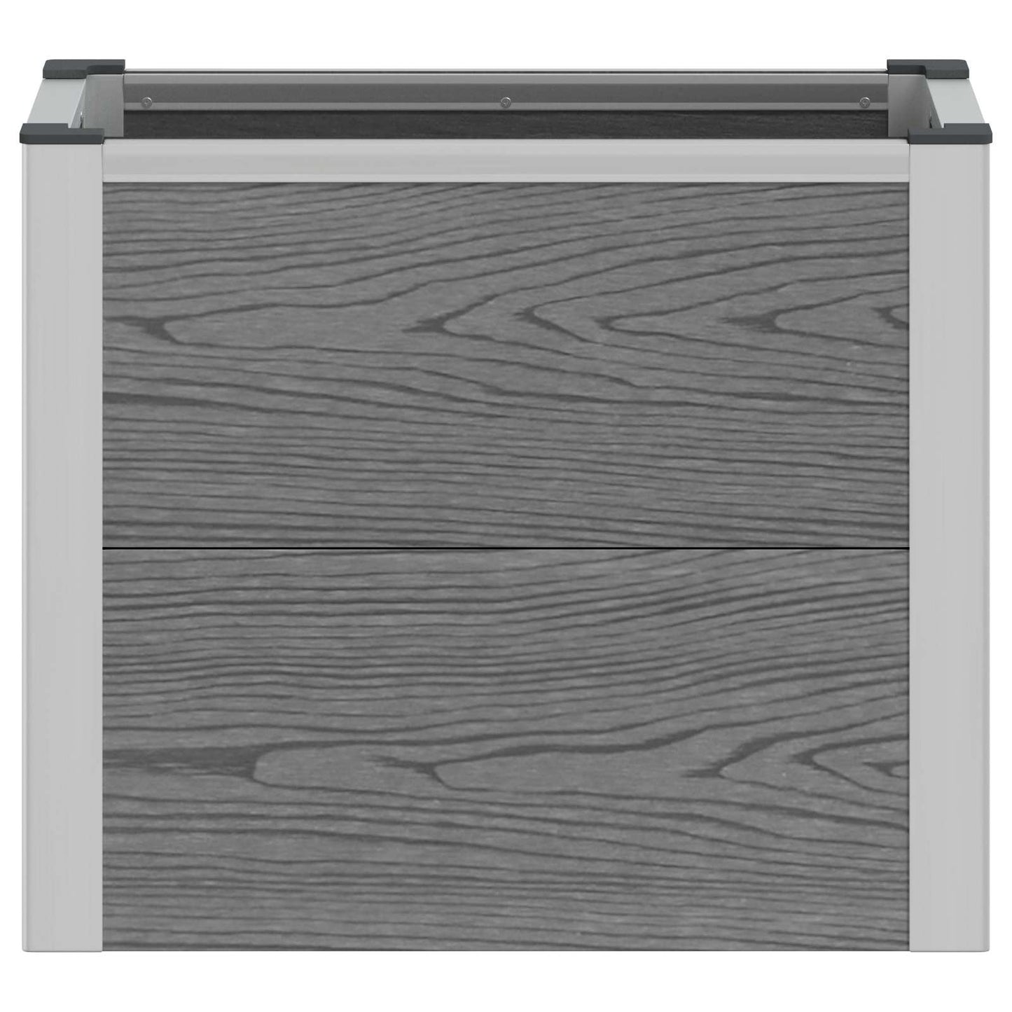 Letto rialzato da giardino Grigio 50 x 30 x 22 cm | homemem39
