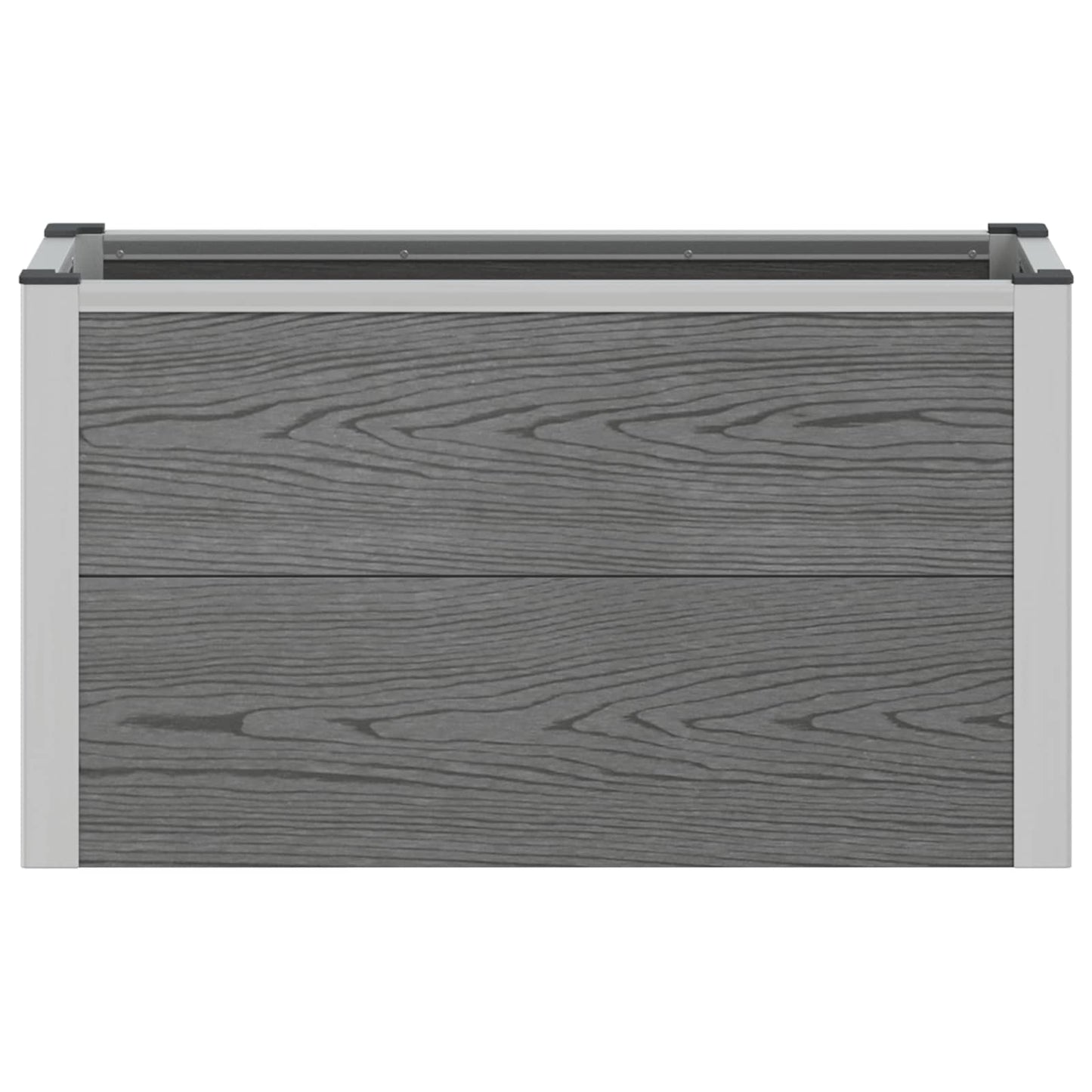 Letto rialzato da giardino Grigio 75 x 30 x 22 cm | homemem39