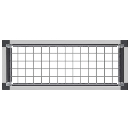 Letto rialzato da giardino Grigio 75 x 30 x 22 cm | homemem39