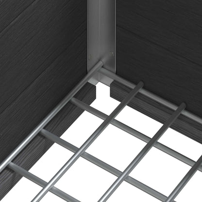 Letto rialzato da giardino Grigio 100 x 30 x 22 cm | homemem39