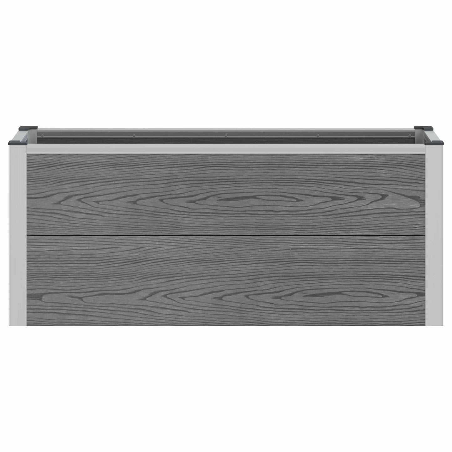 Letto rialzato da giardino Grigio 100 x 30 x 22 cm | homemem39