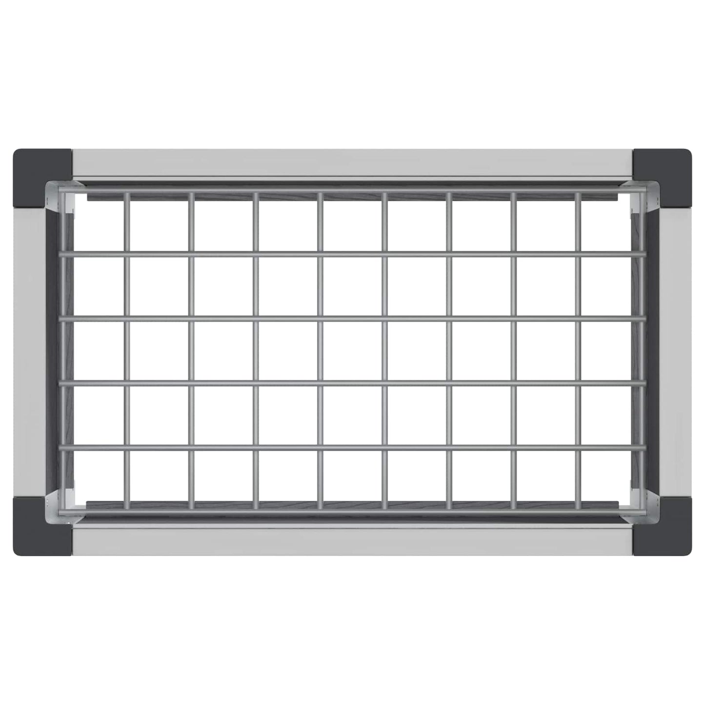 Letto rialzato da giardino Grigio 50 x 30 x 22 cm | homemem39