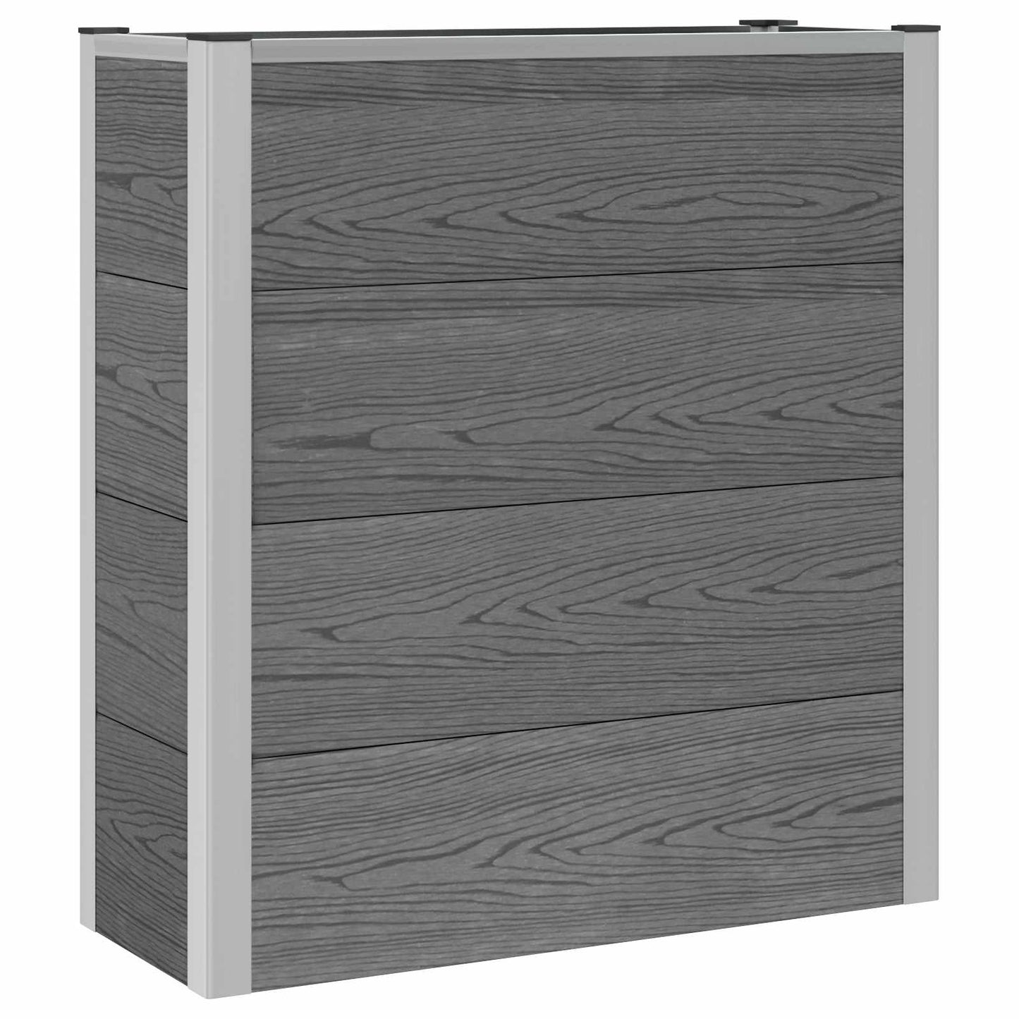 Letto rialzato da giardino Grigio 75 x 30 x 22 cm | homemem39
