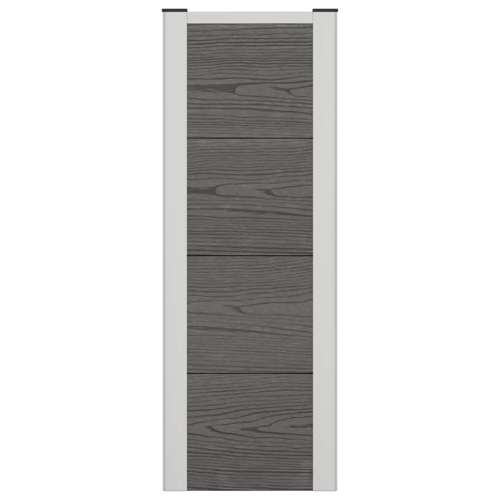 Letto rialzato da giardino Grigio 75 x 30 x 22 cm | homemem39