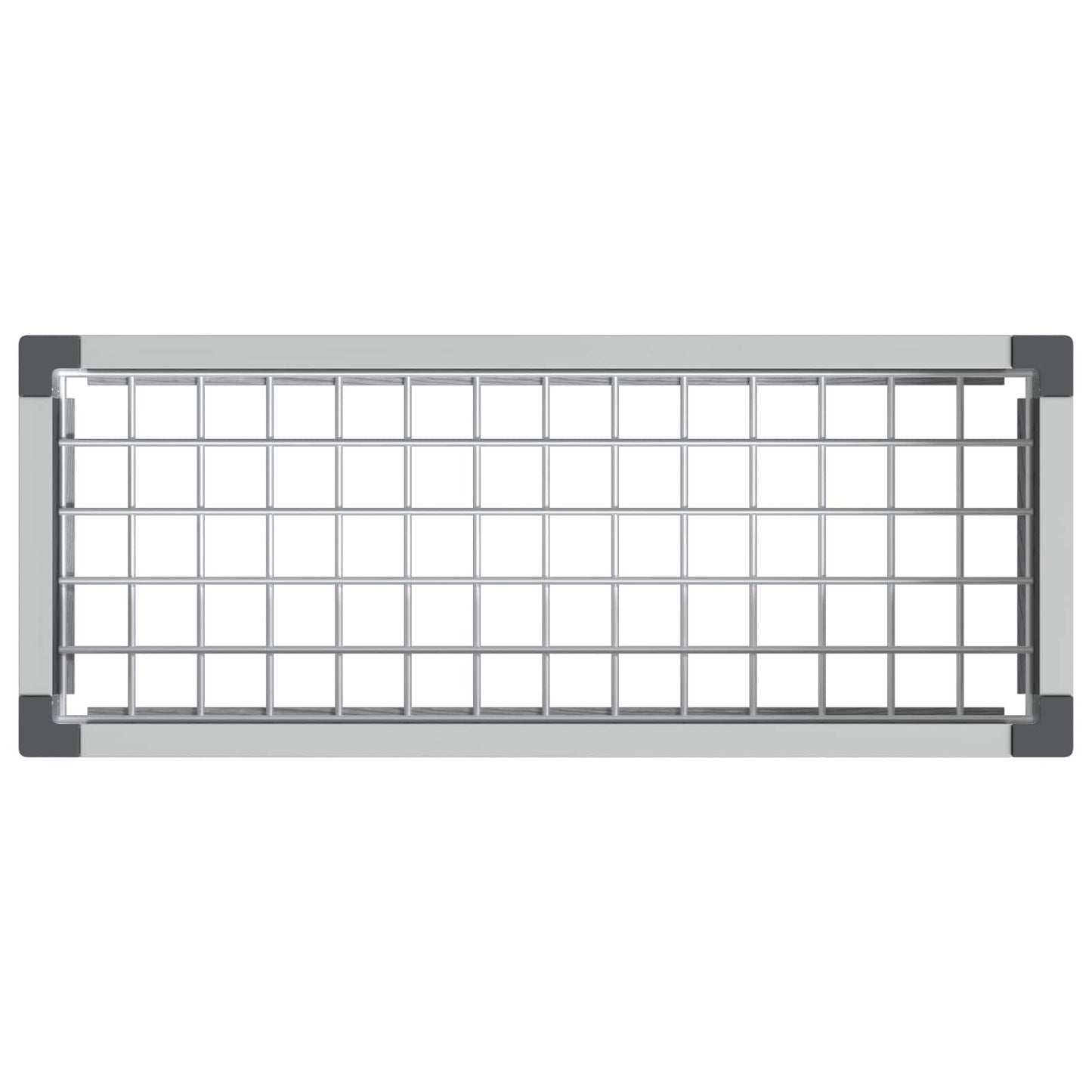 Letto rialzato da giardino Grigio 75 x 30 x 22 cm | homemem39