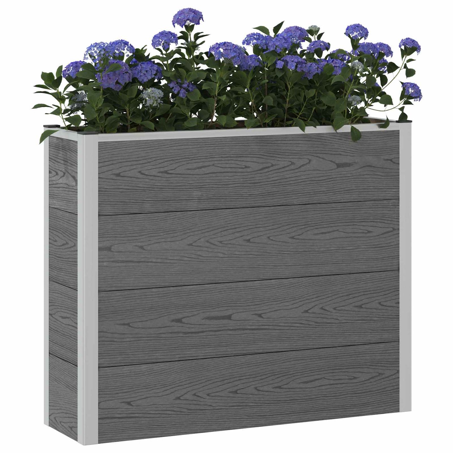 Letto rialzato da giardino Grigio 100 x 30 x 22 cm | homemem39