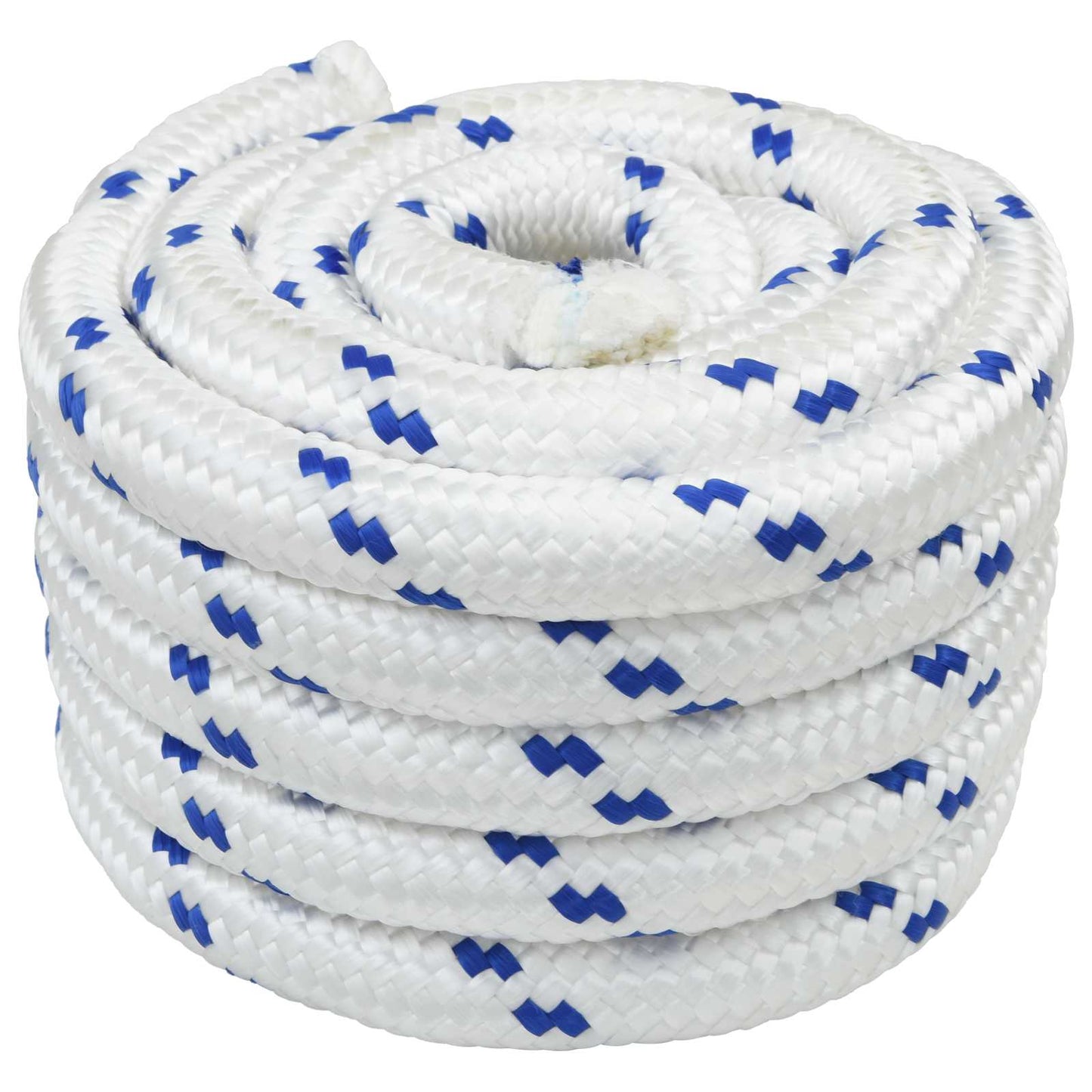 Corda da Barca 10 m 5 Bianco e Blu PP | homemem39