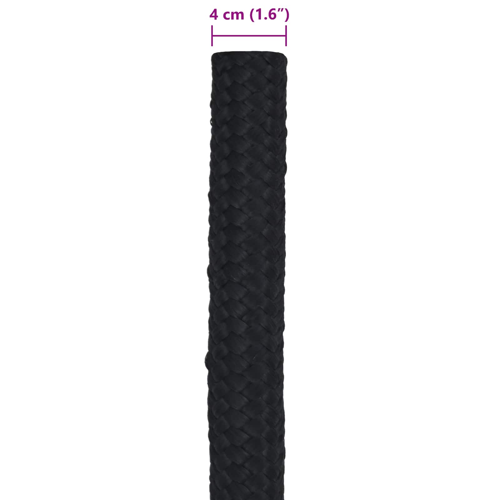 Corda da Barca 10 m 4 Nero PP | homemem39