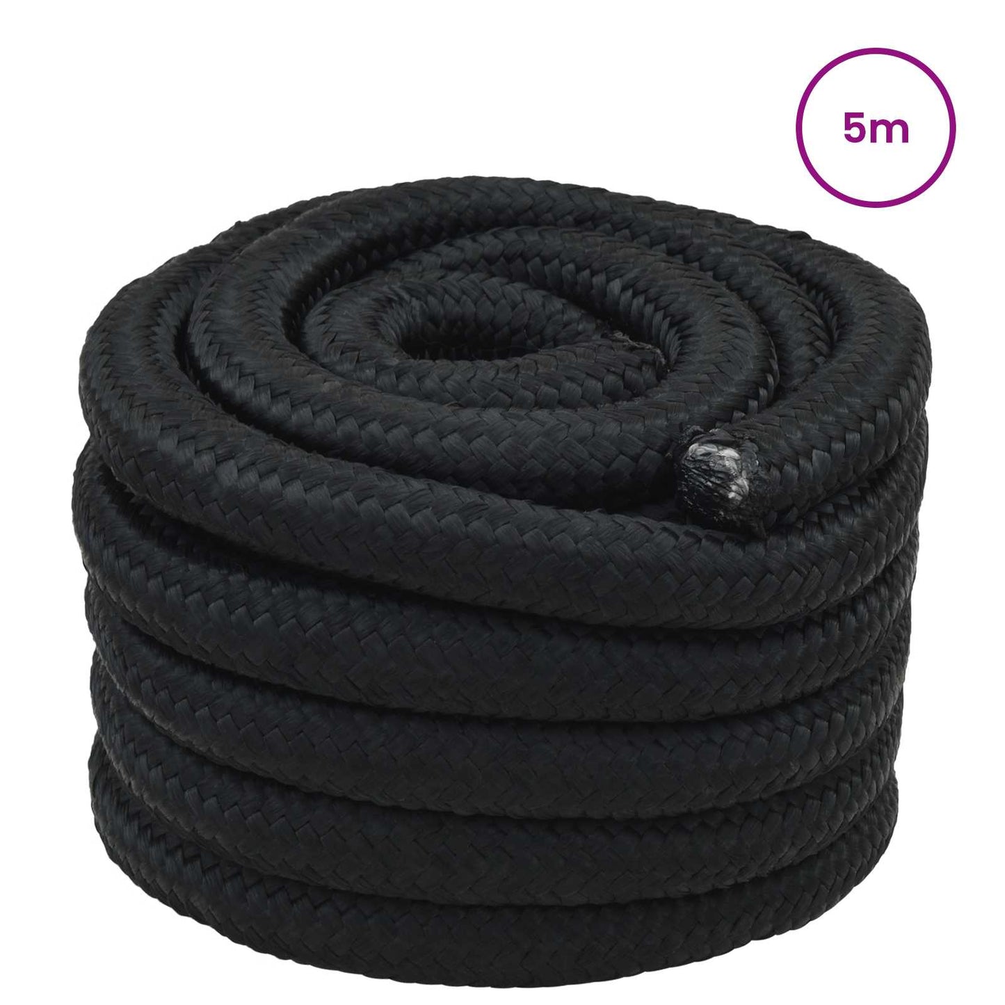 Corda da Barca 5 m 5 Nero PP | homemem39