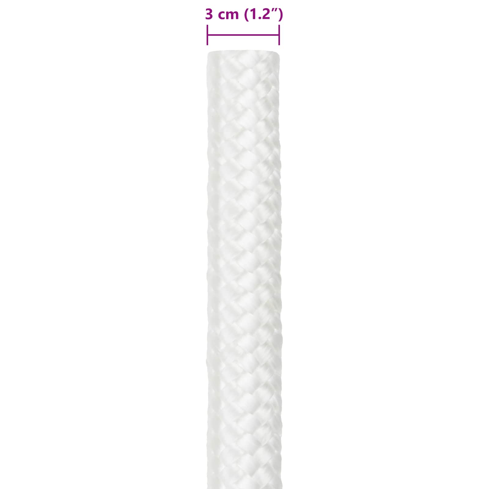 Corda da Barca 5 m 3 Bianco PP | homemem39