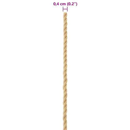 Corda da Barca 25 m 0.4 Naturale PP | homemem39