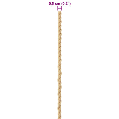 Corda da Barca 25 m 0.5 Naturale PP | homemem39