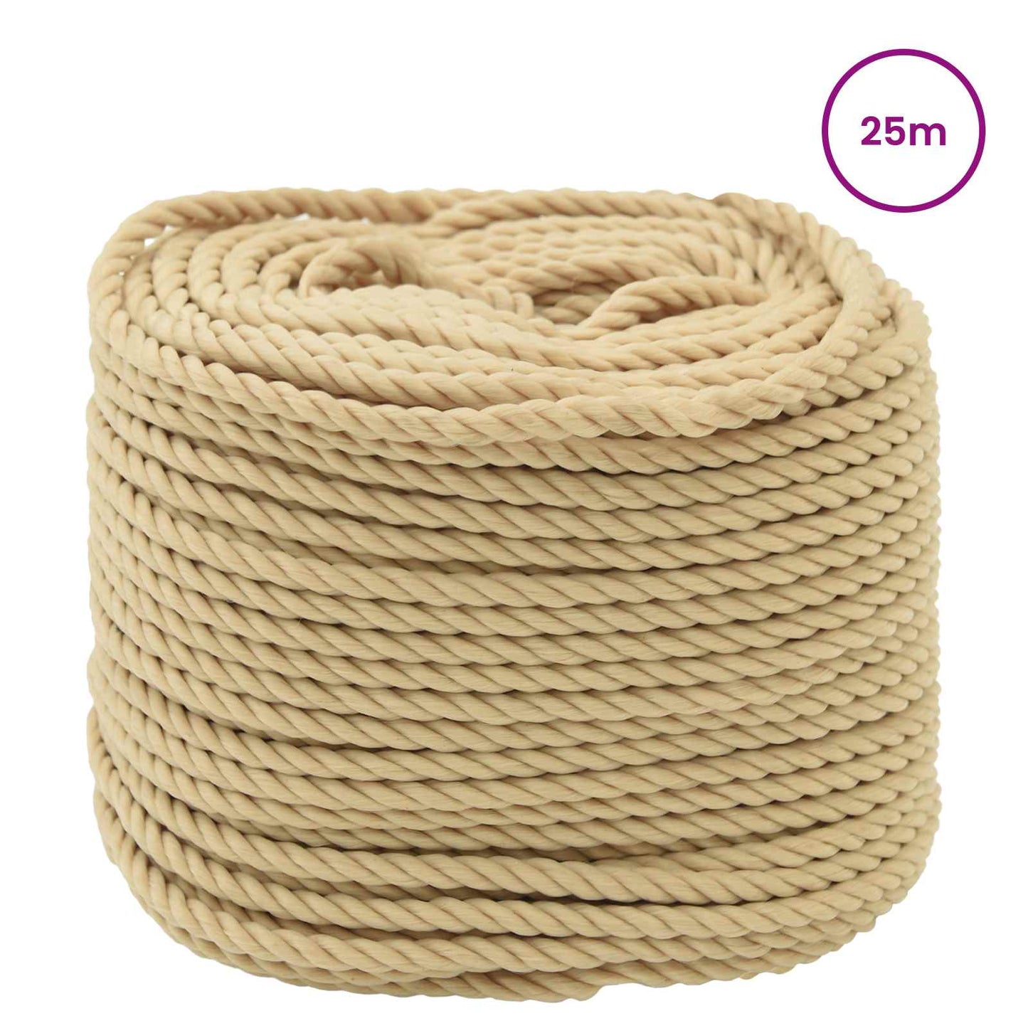 Corda da Barca 25 m 0.5 Naturale PP | homemem39