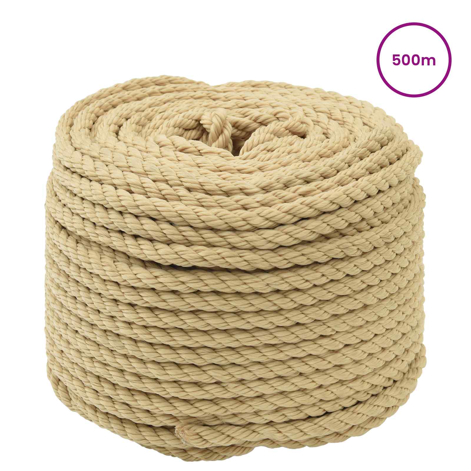 Corda da Barca 500 m 0.8 Naturale PP | homemem39