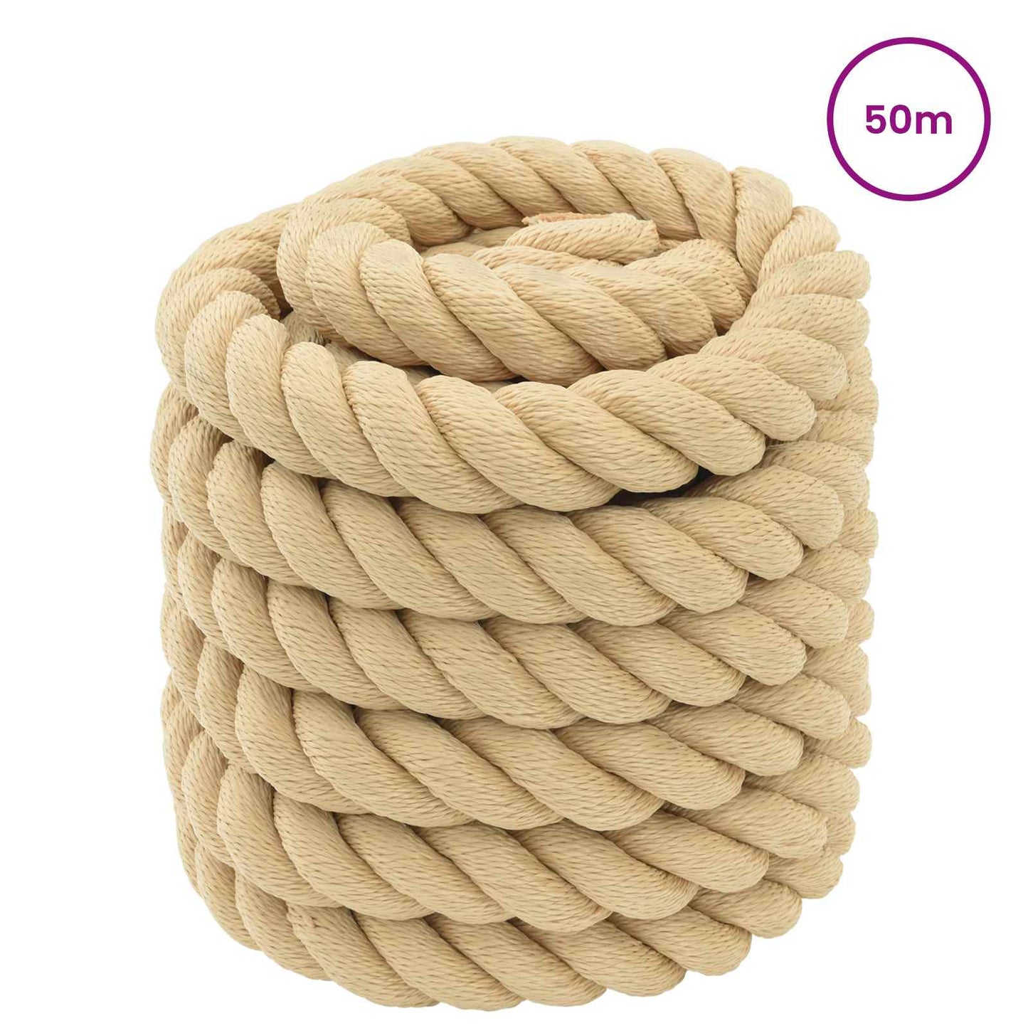 Corda da Barca 50 m 3 Naturale PP | homemem39
