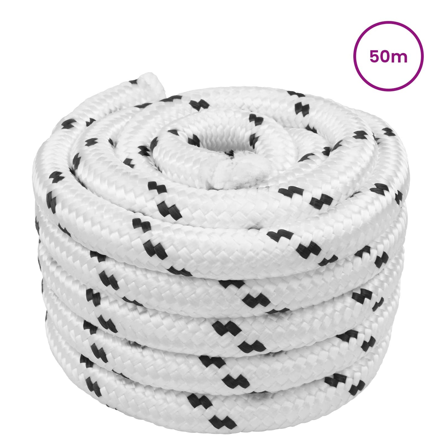 Corda da Barca Bianco 50 m Poliestere | homemem39