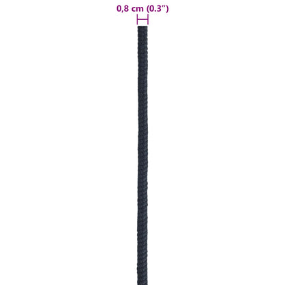 Corda da Barca Blu Reale 500 m Poliestere | homemem39