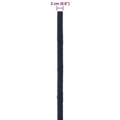 Corda da Barca Blu Reale 100 m Poliestere | homemem39