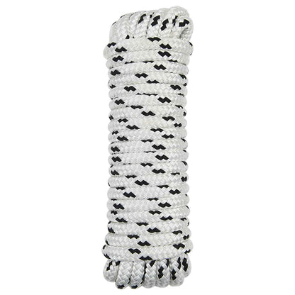 Corda da Barca 9 m 1.4 Bianco e Nero Poliestere | homemem39