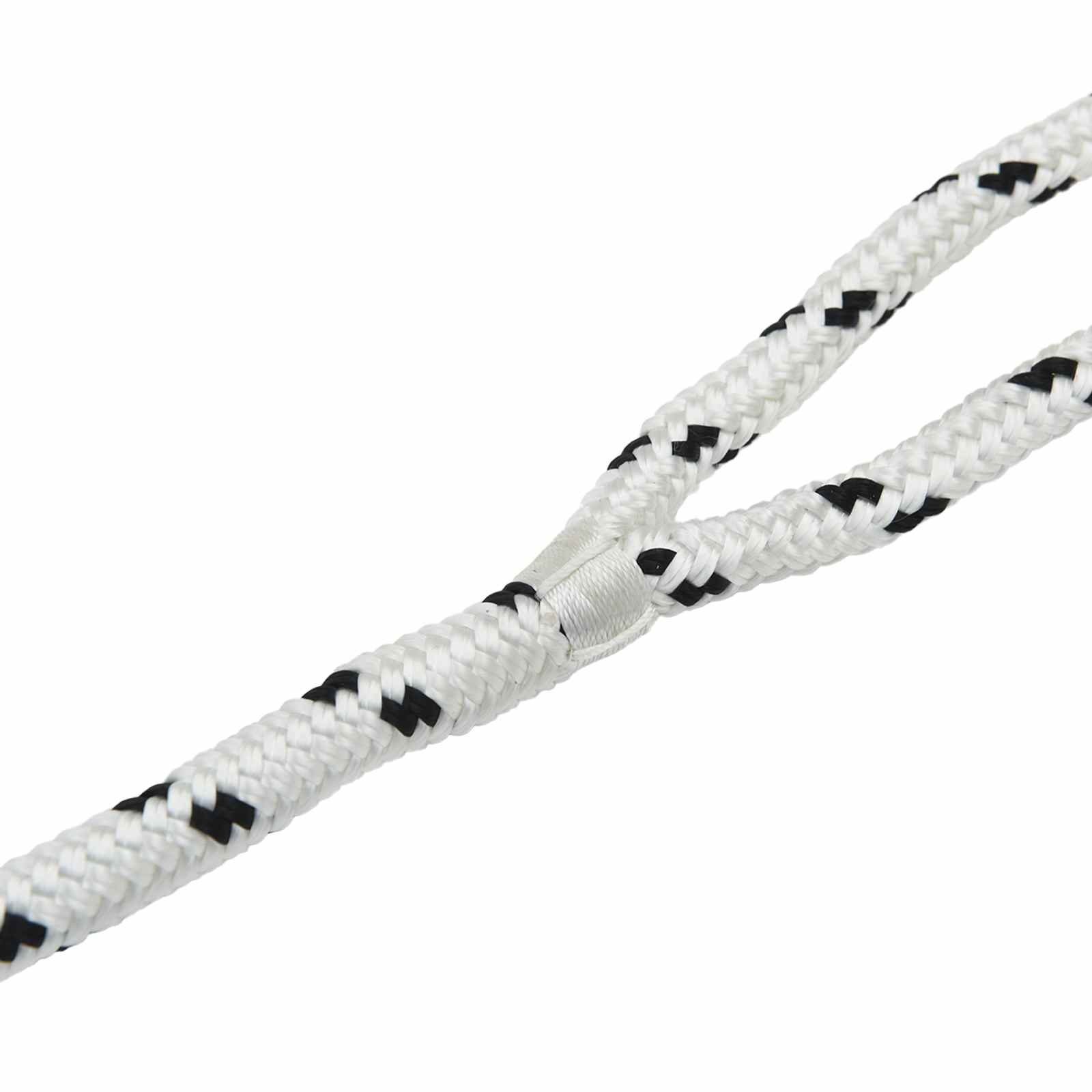 Corda da Barca 6 m 2 Bianco e Nero Poliestere | homemem39