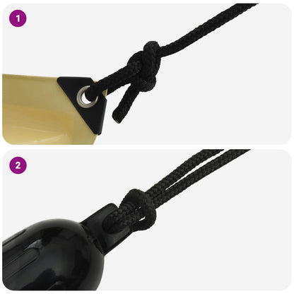 Corda da Barca 15 m 1.2 Nero Poliestere | homemem39