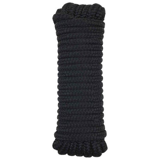 Corda da Barca 15 m 2 Nero Poliestere | homemem39