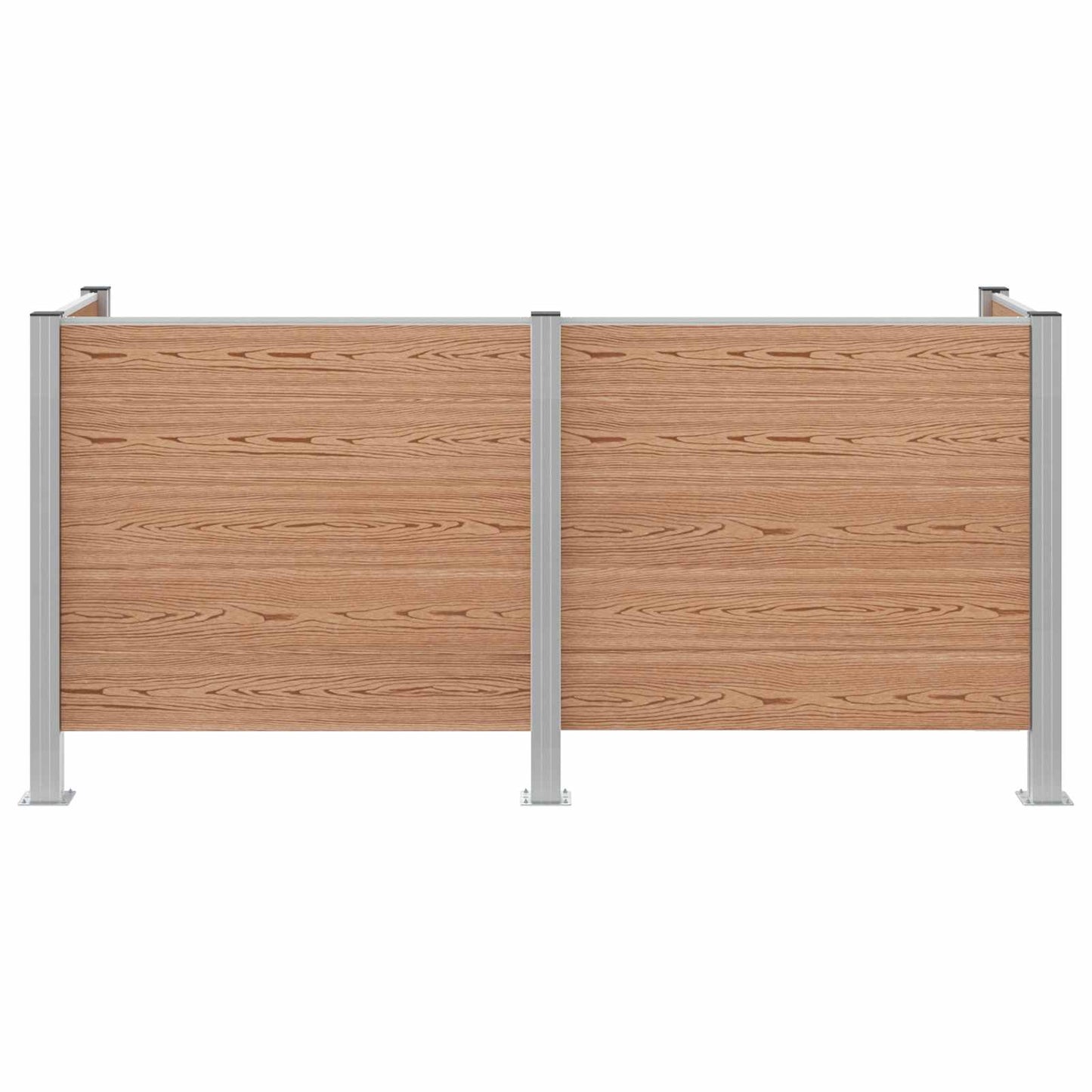 Recinzione Contenitore per Rifiuti Marrone 237 x 85 x 115 cm | homemem39