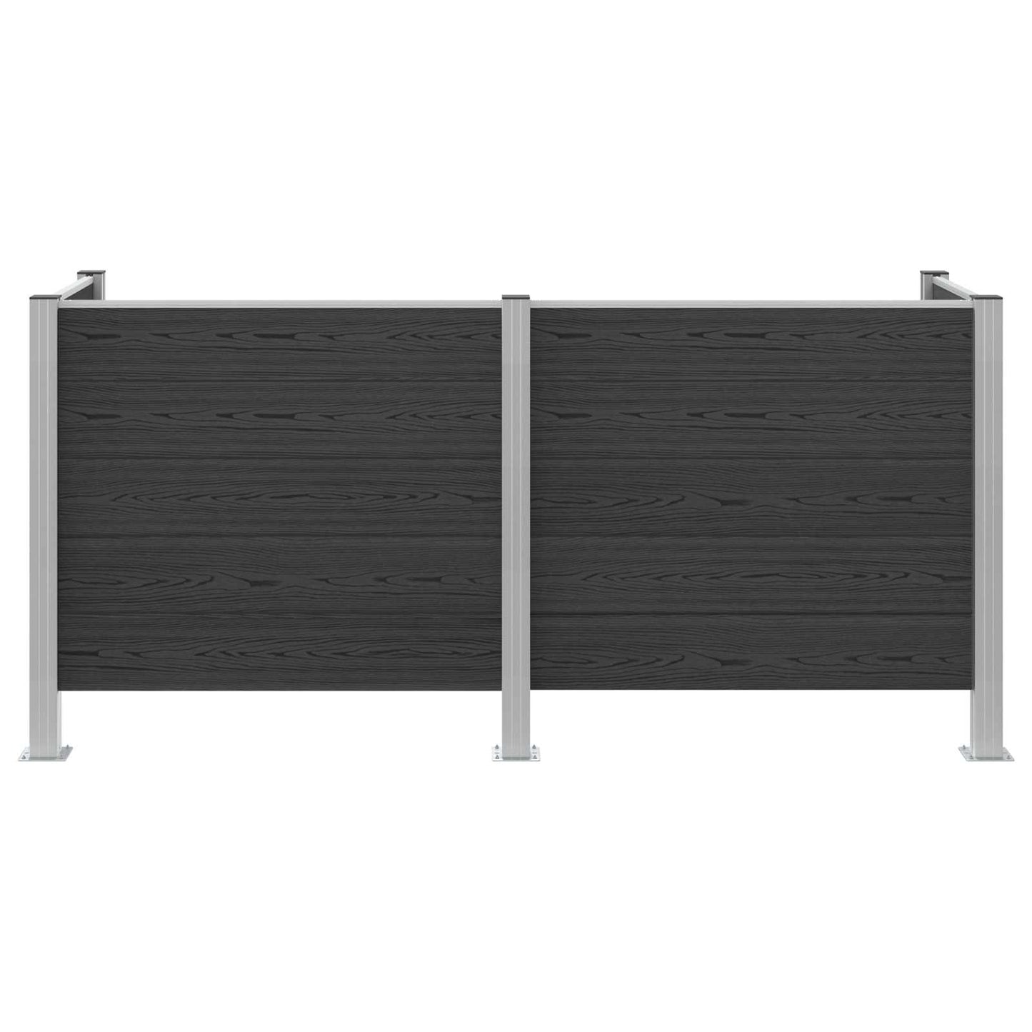 Recinzione Contenitore per Rifiuti Grigio 237 x 85 x 115 cm | homemem39