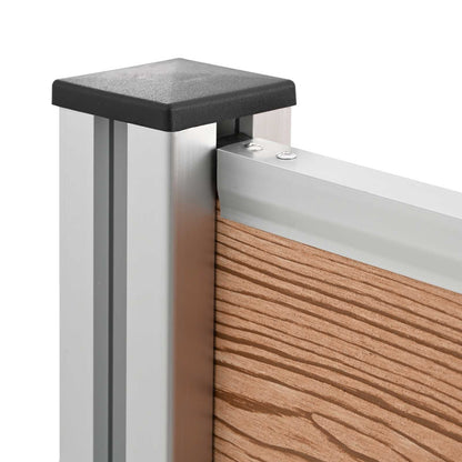 Recinzione Contenitore per Rifiuti Marrone 315 x 85 x 115 cm | homemem39