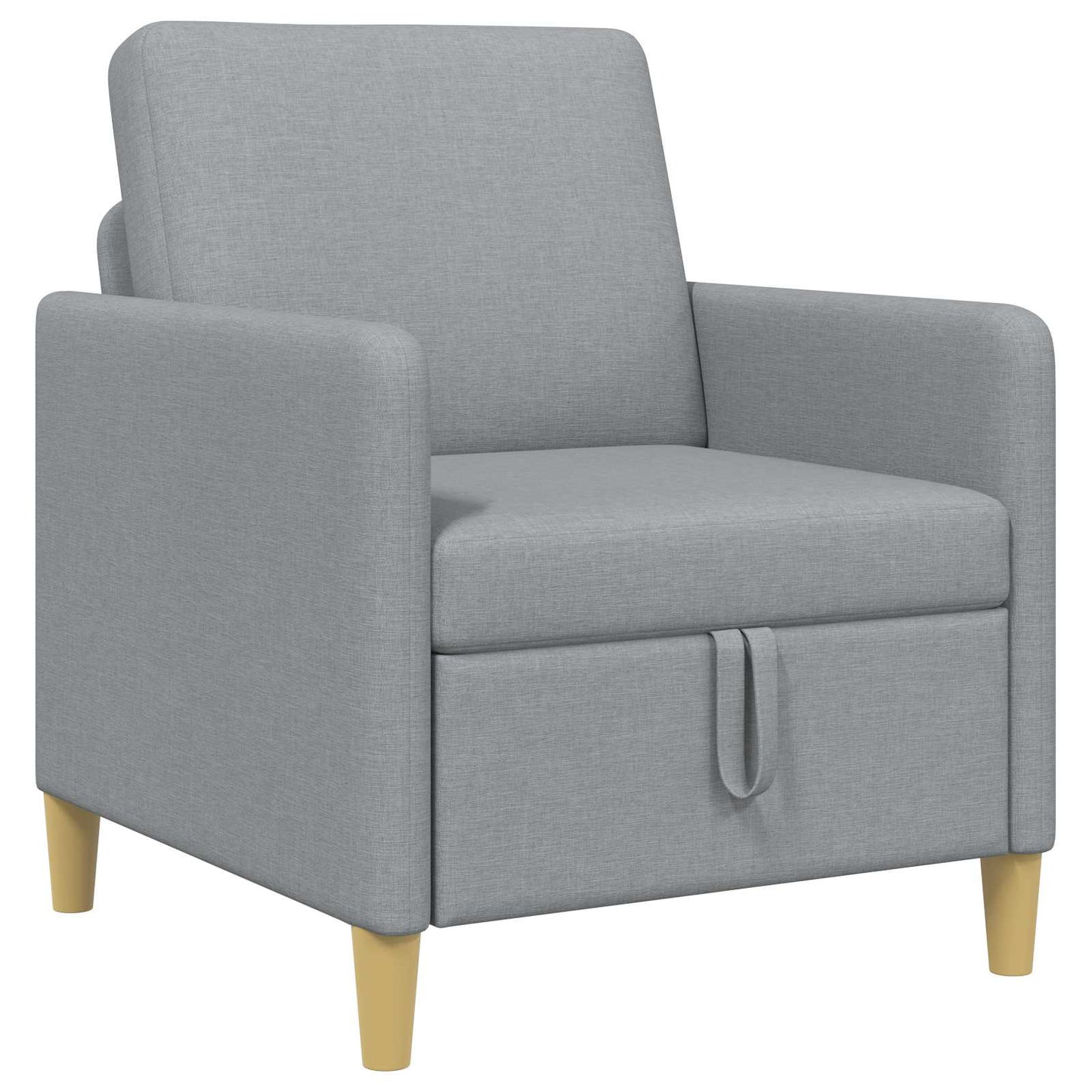 Divano con Storage Grigio Chiaro 72 x 78 x 87 cm Poliestere | homemem39